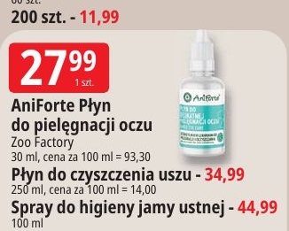 AniForte Płyn do pielęgnacji oczu w ofercie sklepu E.Leclerc