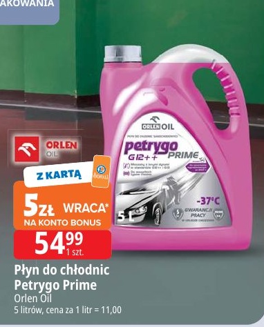 Płyn do chłodnic Petrygo Prime w ofercie sklepu E.Leclerc