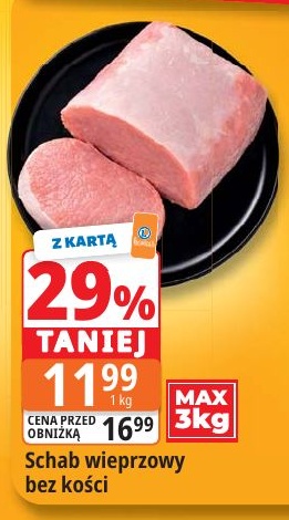 Schab wieprzowy bez kości w ofercie sklepu E.Leclerc