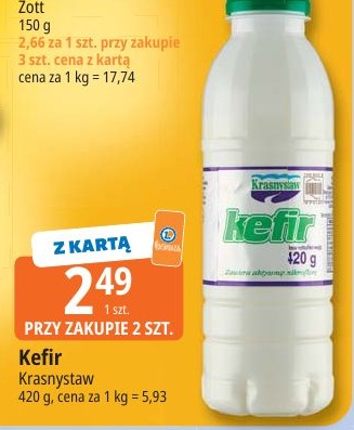 Kefir w ofercie sklepu E.Leclerc