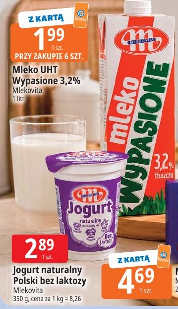 Mleko UHT Wypasione 3,2% w ofercie sklepu E.Leclerc