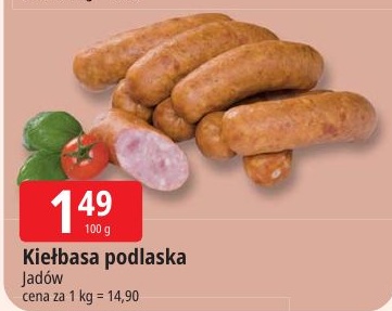 Kiełbasa podlaska w ofercie sklepu E.Leclerc