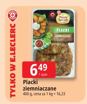 Placki ziemniaczane w ofercie sklepu E.Leclerc