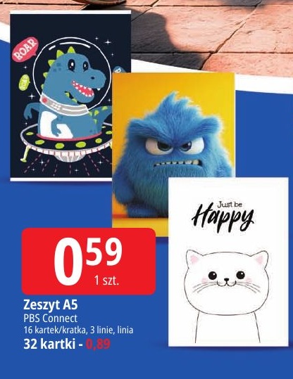 Zeszyt A5 w ofercie sklepu E.Leclerc