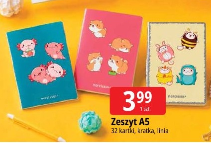 Zeszyt A5 w ofercie sklepu E.Leclerc