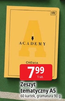 zeszyt tematyczny A5 w ofercie sklepu E.Leclerc