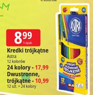 Kredki trójkątne w ofercie sklepu E.Leclerc