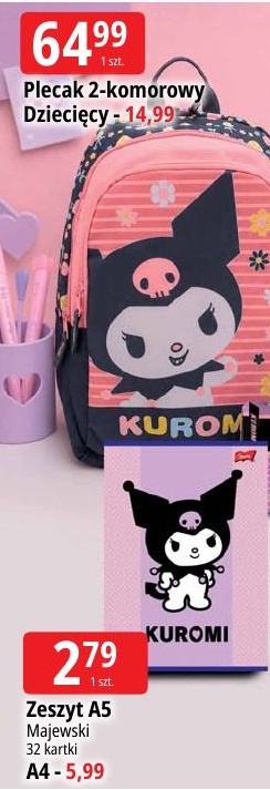 Plecak 2-komorowy w ofercie sklepu E.Leclerc