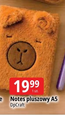 Notes pluszowy A5 w ofercie sklepu E.Leclerc