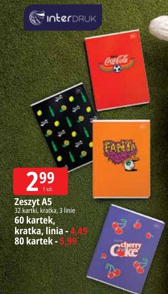 Zeszyt A5 w ofercie sklepu E.Leclerc