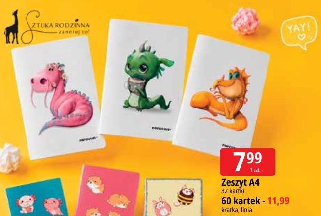 Zeszyt A4 w ofercie sklepu E.Leclerc