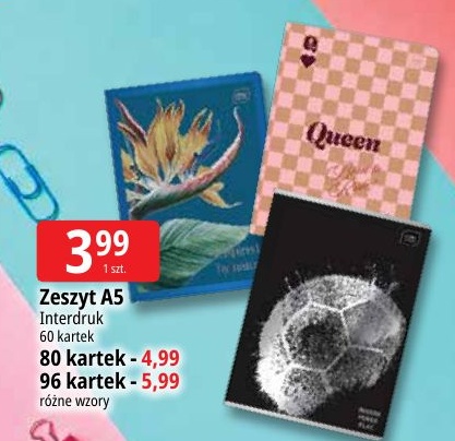Zeszyt A5 w ofercie sklepu E.Leclerc