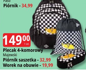 Plecak 4-komorowy Majewski w ofercie sklepu E.Leclerc