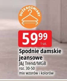 Spodnie damskie jeansowe w ofercie sklepu E.Leclerc