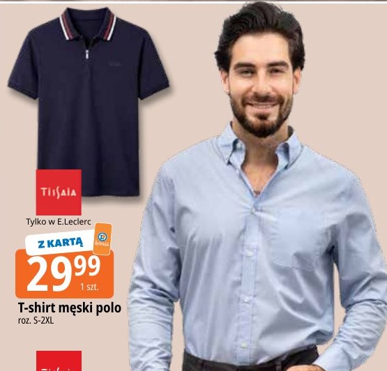 T-shirt męski polo w ofercie sklepu E.Leclerc