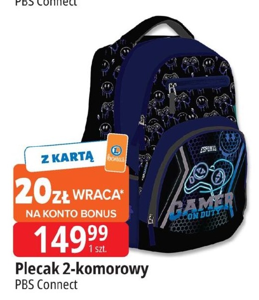 Plecak 2-komorowy w ofercie sklepu E.Leclerc