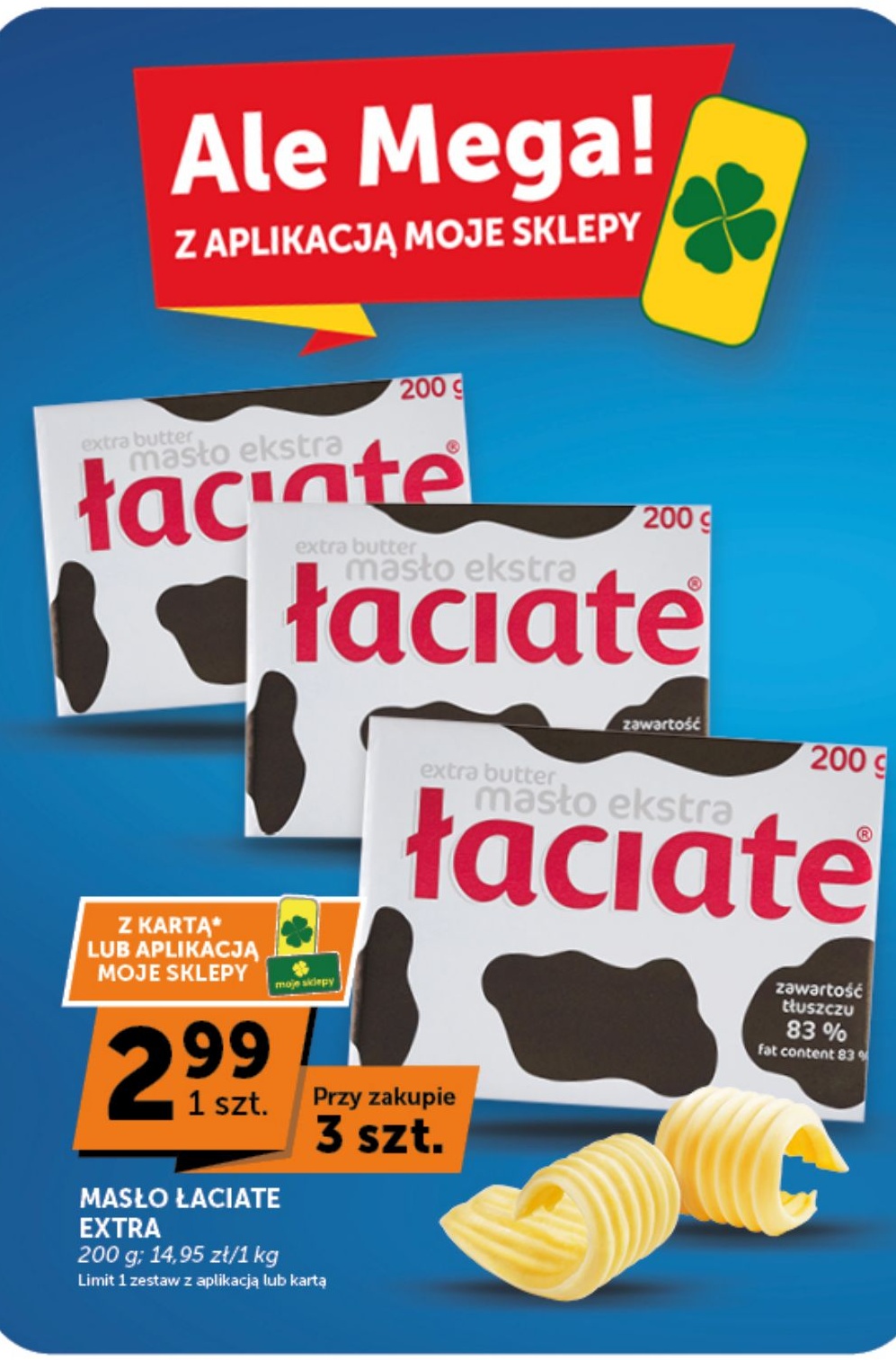 Masło Łaciate Extra w ofercie sklepu Euro Sklep