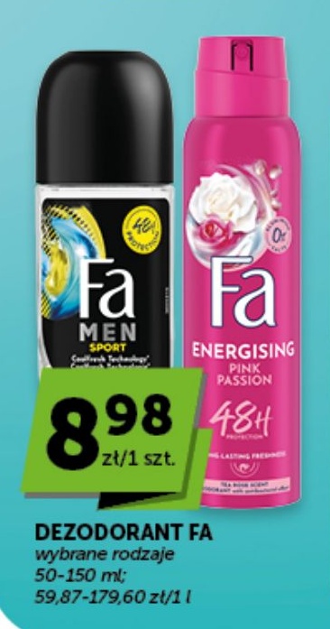 Dezodorant Fa w ofercie sklepu Euro Sklep