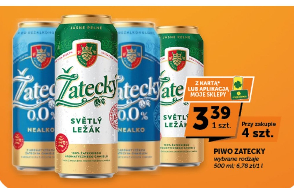 Piwo Żatecký w ofercie sklepu Euro Sklep