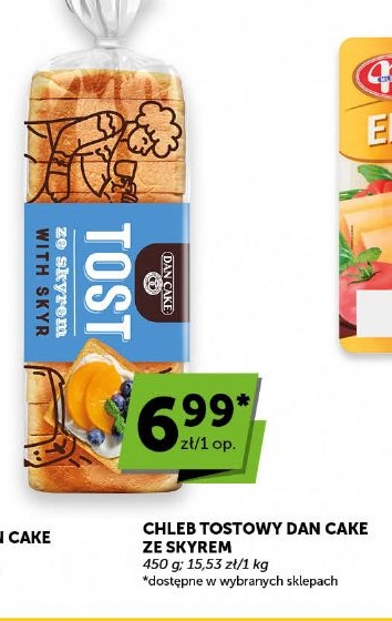 Chleb tostowy Dan Cake ze skyrem w ofercie sklepu Euro Sklep
