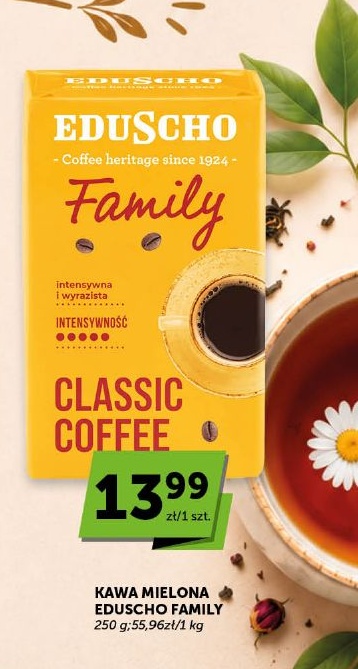 Kawa mielona Eduscho Family w ofercie sklepu Euro Sklep