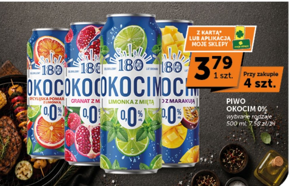 Piwo Okocim 0% w ofercie sklepu Euro Sklep