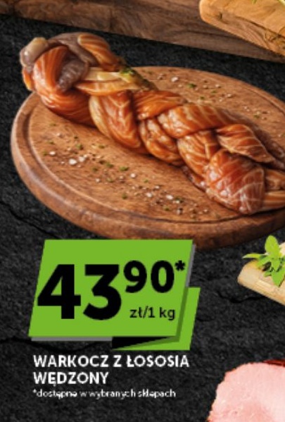 Warkocz z łososia wędzony w ofercie sklepu Euro Sklep