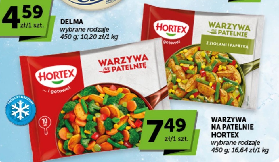 Warzywa na patelnię Hortex w ofercie sklepu Euro Sklep