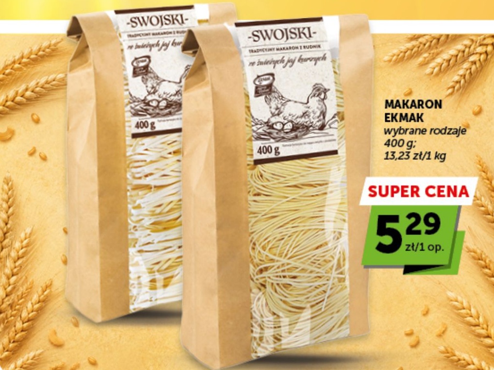 Makaron EKMAK w ofercie sklepu Euro Sklep