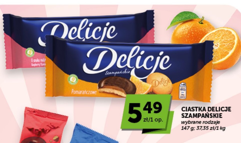 Ciastka Delicje Szampańskie w ofercie sklepu Euro Sklep