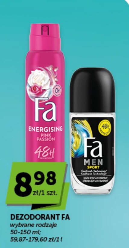Dezodorant Fa w ofercie sklepu Euro Sklep