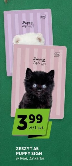 zeszyt A5 Puppy Sign w ofercie sklepu Euro Sklep