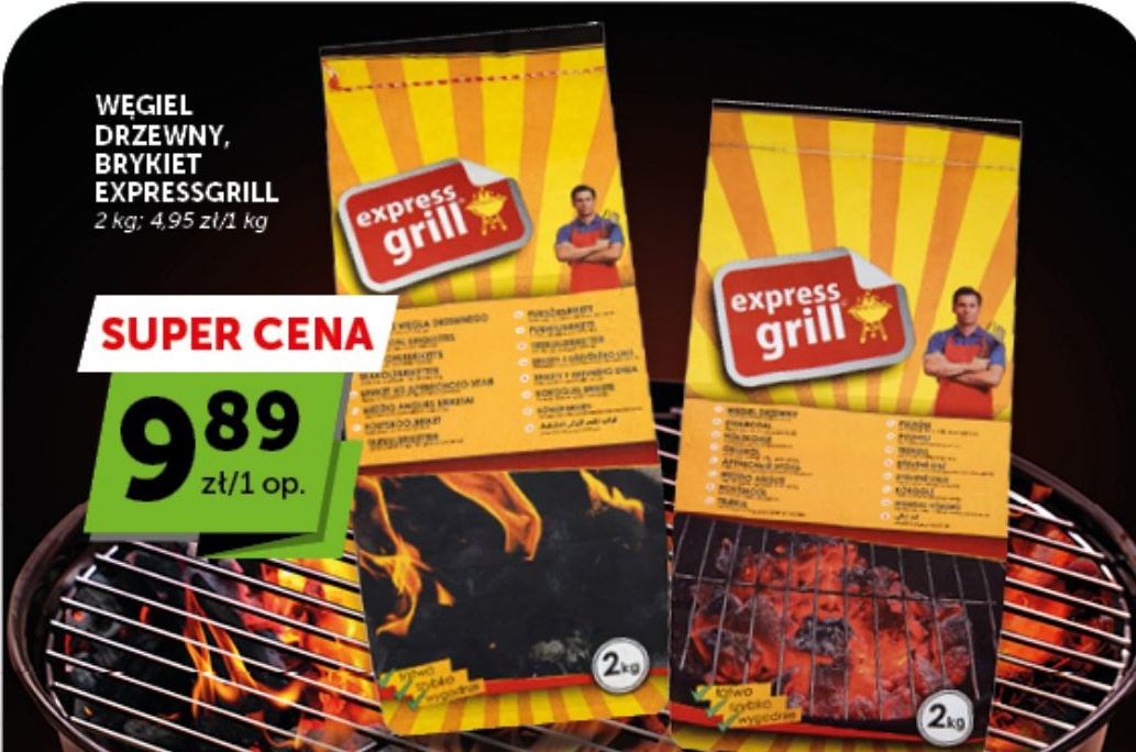 Węgiel drzewny, brykiet Expressgrill w ofercie sklepu Euro Sklep