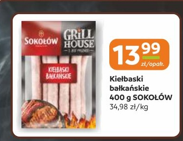 Kiełbaski bałkańskie w ofercie sklepu Gama