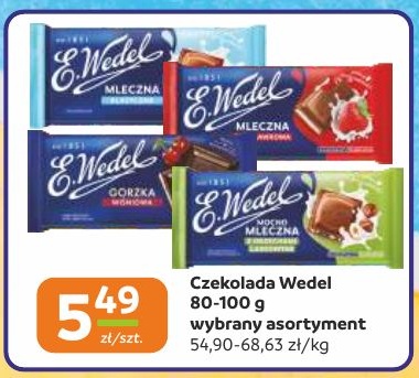 Czekolada Wedel w ofercie sklepu Gama
