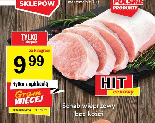 Schab wieprzowy bez kości w ofercie sklepu Gram Market