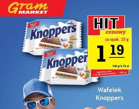 Wafelek Knoppers w ofercie sklepu Gram Market