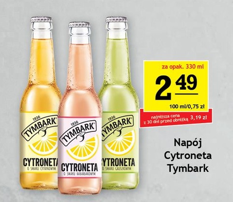 Napój Tymbark Cytroneta w ofercie sklepu Gram Market