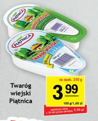 Twaróg Wiejski Piątnica w ofercie sklepu Gram Market