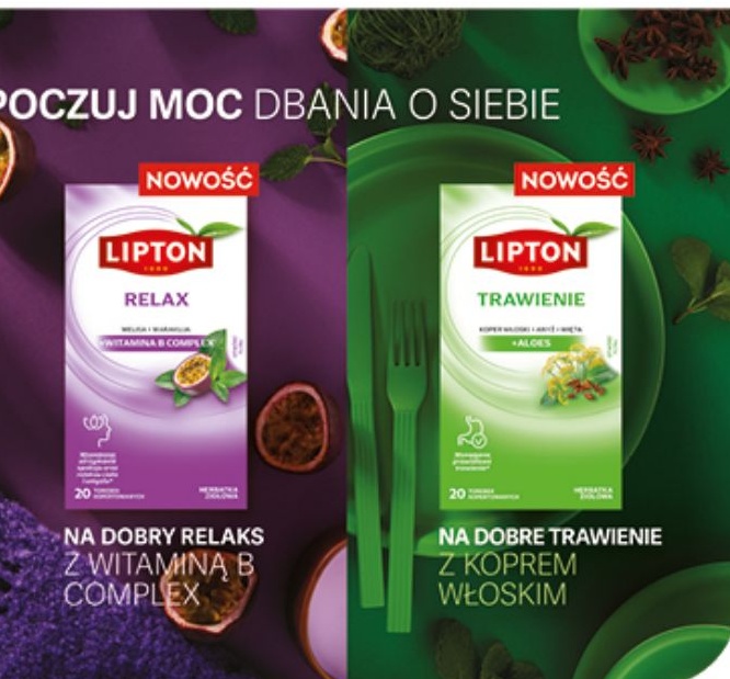 Herbata Lipton RELAX w ofercie sklepu groszek