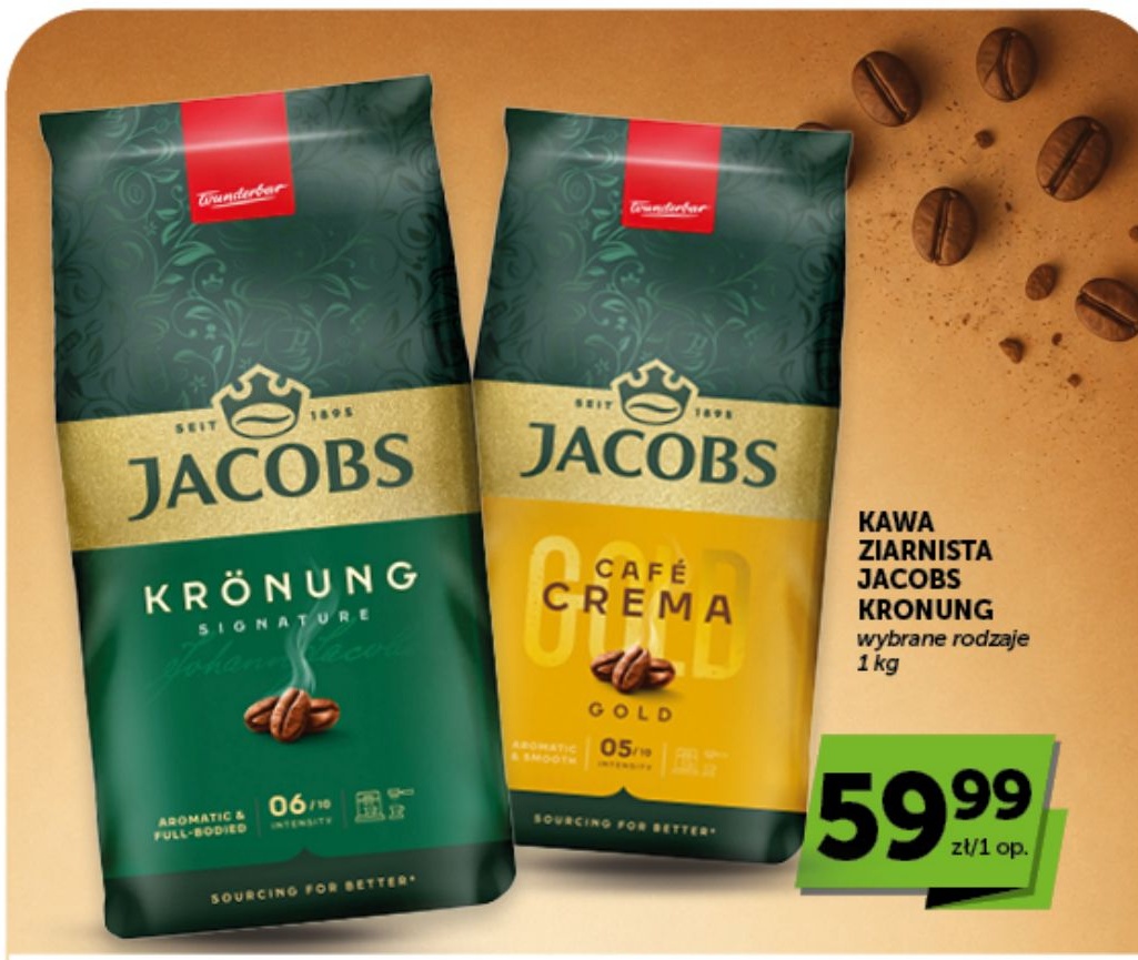 Kawa ziarnista Jacobs Krönung w ofercie sklepu groszek