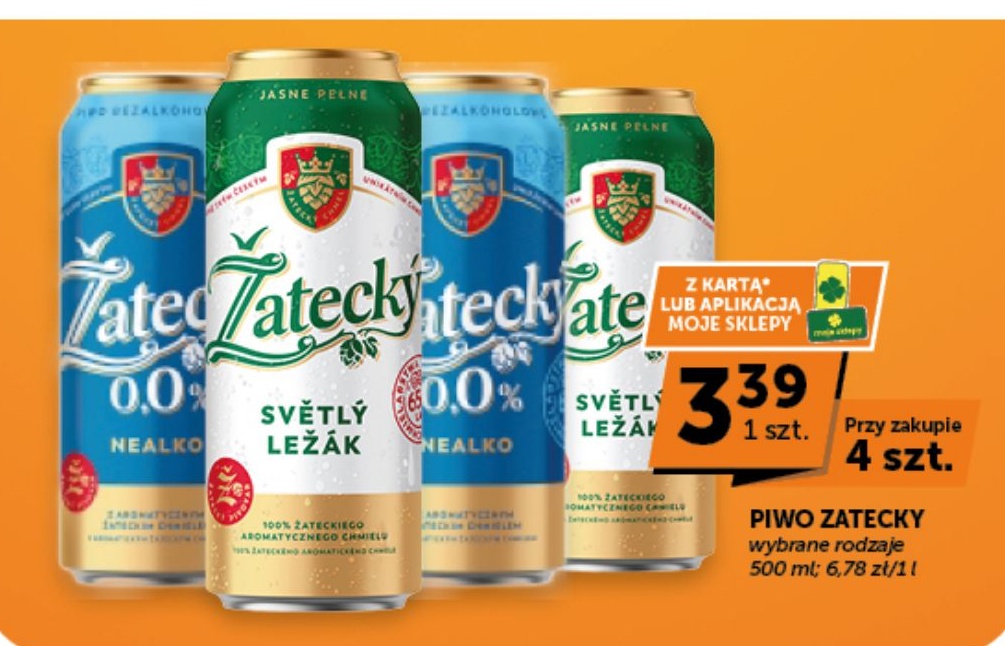 Piwo Żatecký w ofercie sklepu groszek