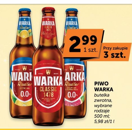 Piwo Warka w ofercie sklepu groszek