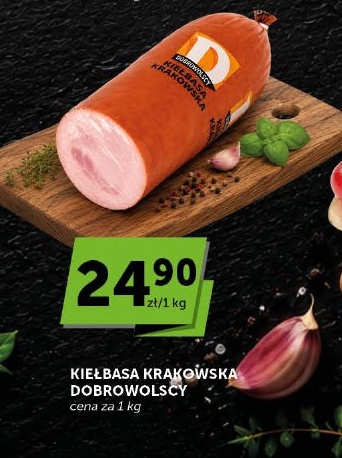 Kiełbasa krakowska w ofercie sklepu groszek