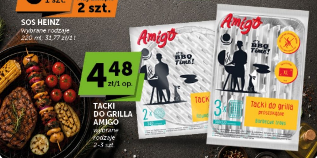 Tacki do grilla Amigo w ofercie sklepu groszek