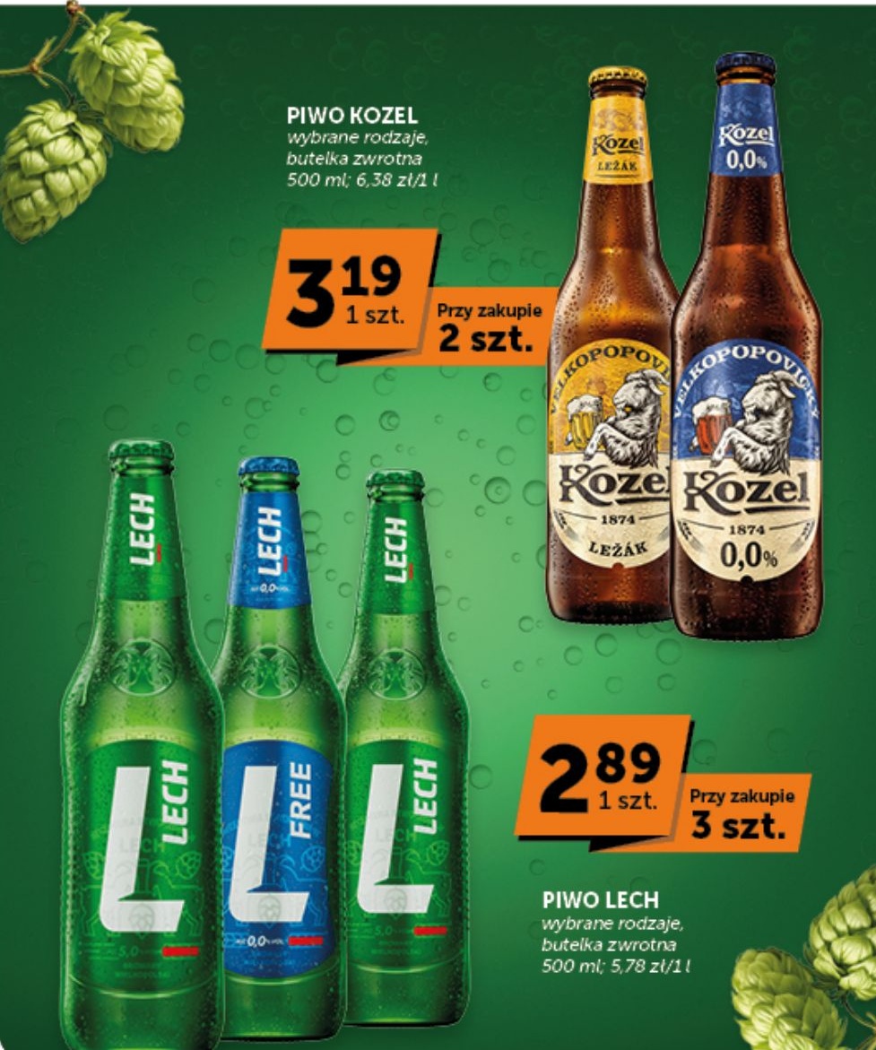 Piwo Kozel w ofercie sklepu groszek
