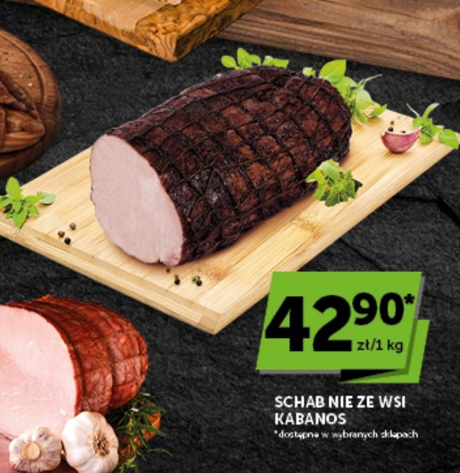 Schab nie ze wsi Kabanos w ofercie sklepu groszek