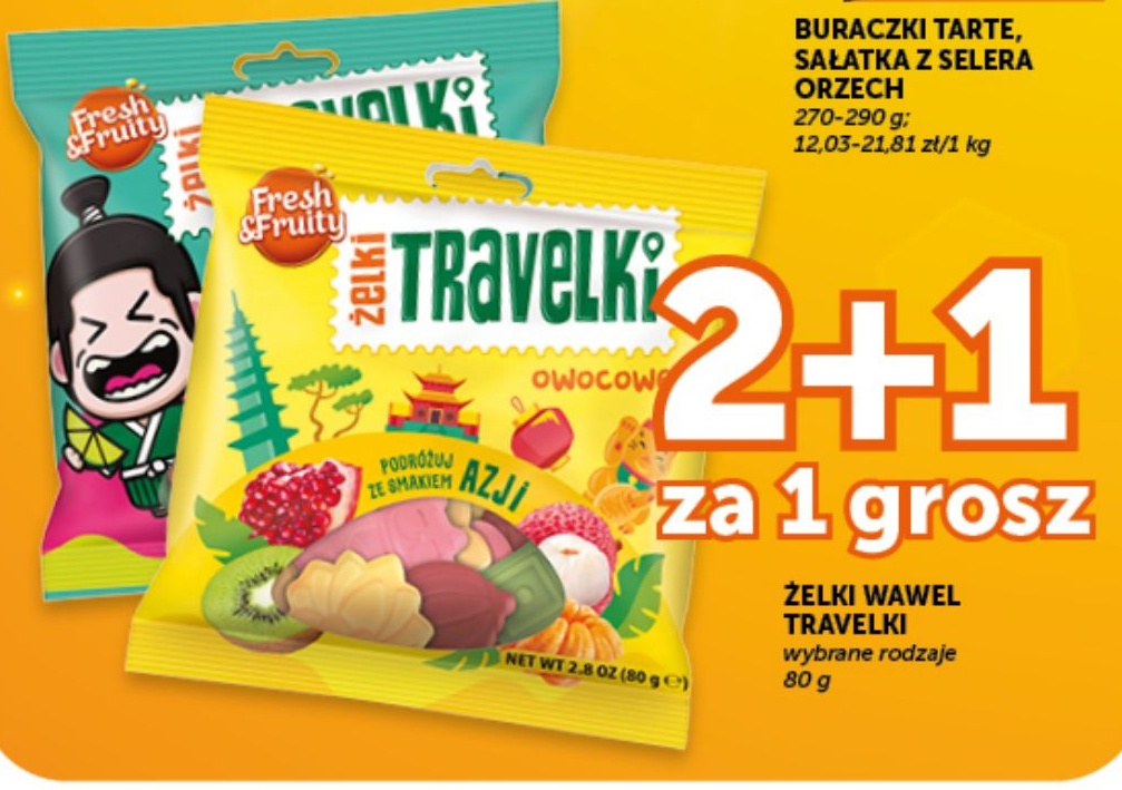 Żelki Travelki w ofercie sklepu groszek