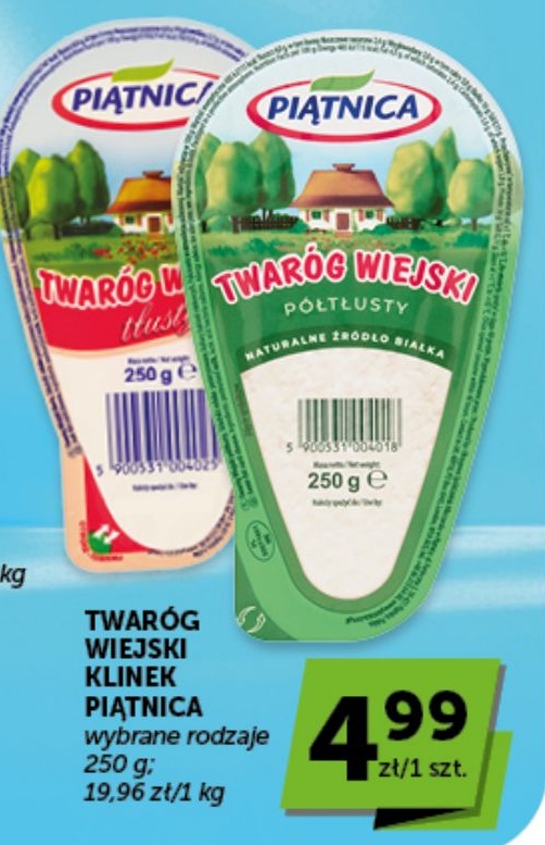 Twaróg Wiejski Piątnica w ofercie sklepu groszek