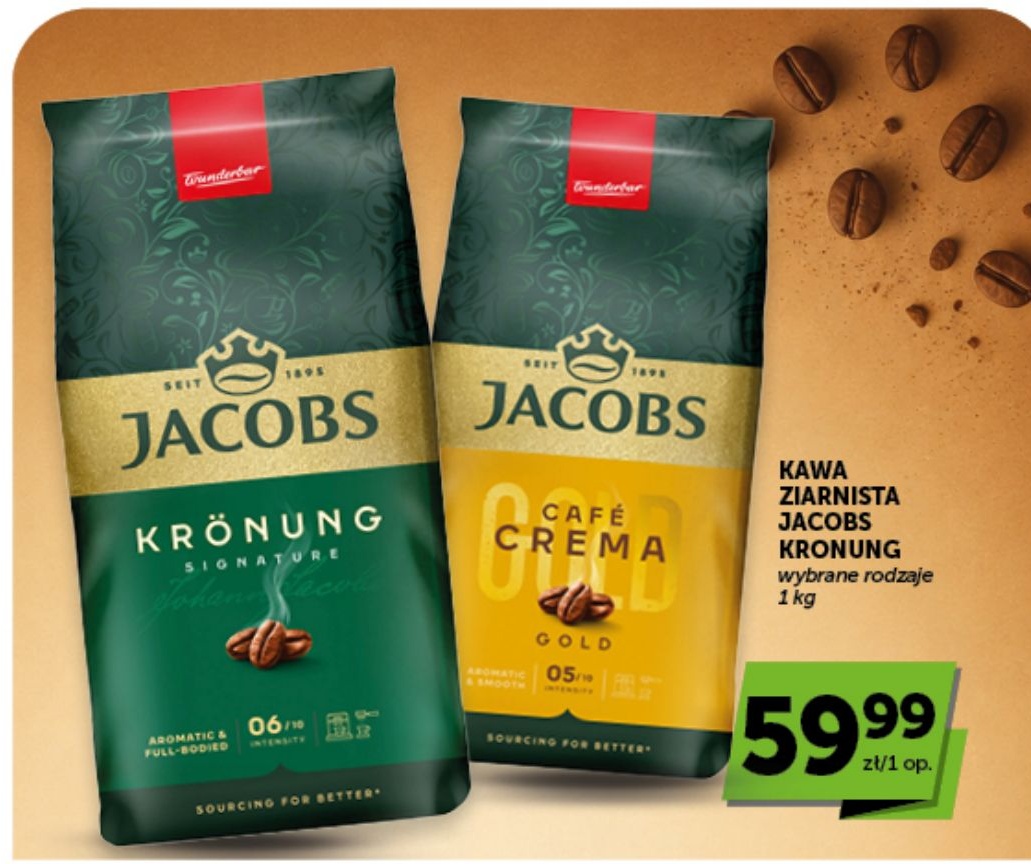 Kawa ziarnista Jacobs Krönung w ofercie sklepu groszek
